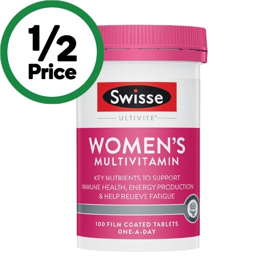 Swisse Ultivite Women's Multivitamin Tablets Pk 100~