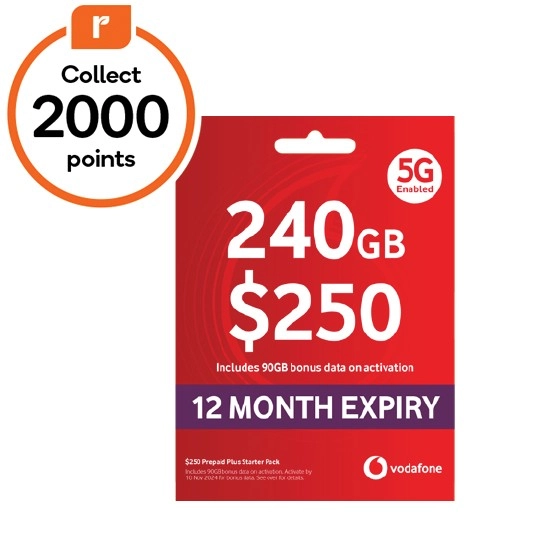 Vodafone $250 SIM~