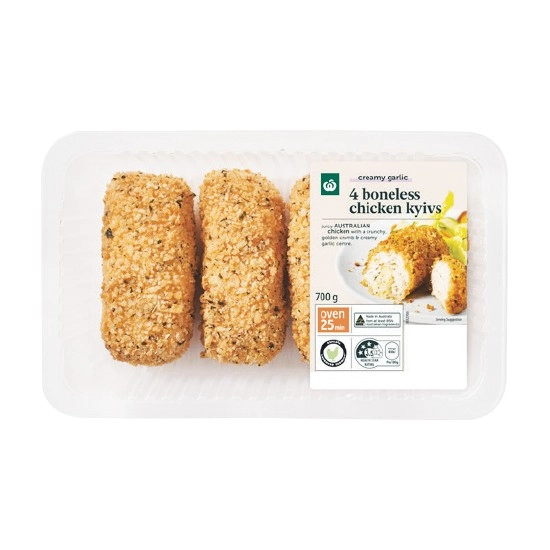 Woolworths Boneless Kyiv Varieties with RSPCA Approved Chicken 700g