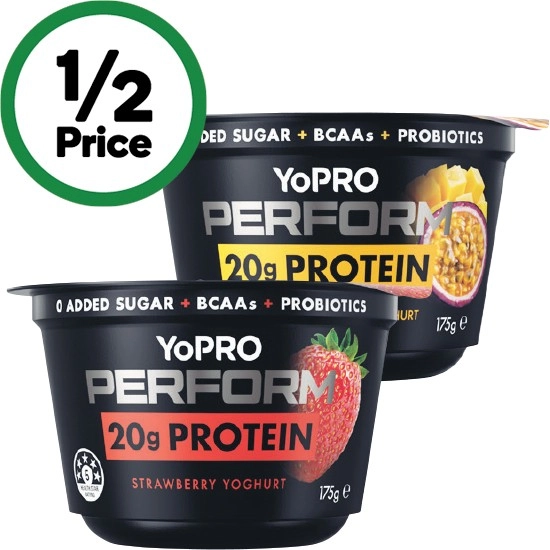 YoPRO Perform High Protein Yoghurt 175g – From the Fridge