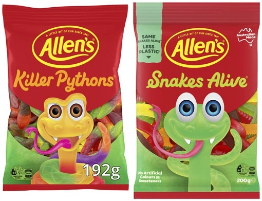 Allen's Lollies 140g-200g