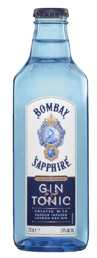 Bombay Sapphire Gin & Tonic Bottles 4x275mL