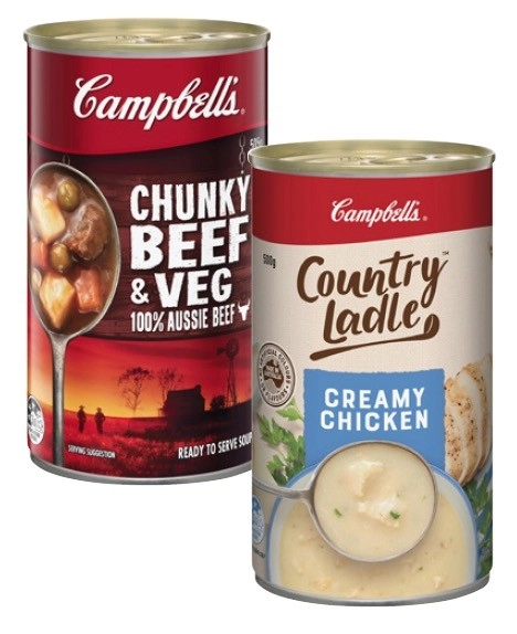 Campbell's Country Ladle or Chunky Soup 495g-505g