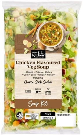 Coles Kitchen Chicken Style Soup Kit 450g