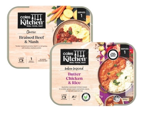 Coles Kitchen Meal 330g-350g