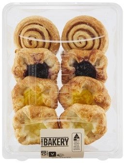 Coles Mini Danish Selection 8 Pack