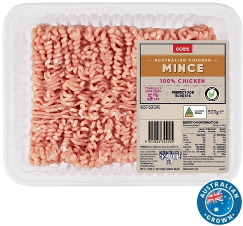 Coles RSPCA Approved Chicken Mince 500g