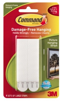 Command Large Picture Hanging Strips 4 Pack