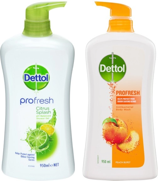 Dettol Pro Fresh Shower Gel 950mL