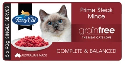 Fussy Cat Mince Cat Food 450g