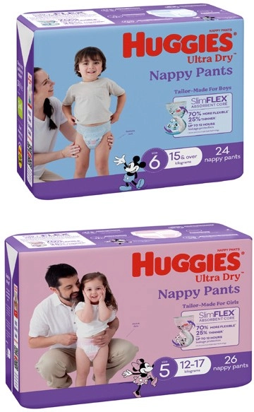 Huggies Bulk Nappy Pants 24 Pack-36 Pack