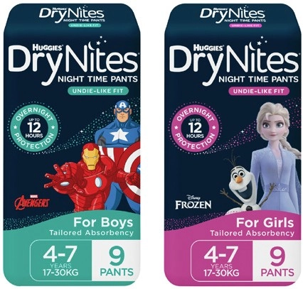 Huggies DryNites Night Time Pants 8 Pack-10 Pack