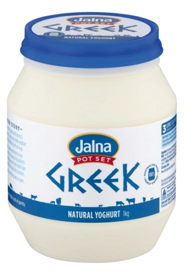 Jalna Greek Yoghurt 1kg