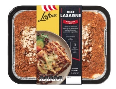 Latina Beef Lasagne 1.6kg