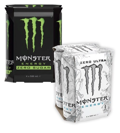 Monster Energy Drink 4x500mL