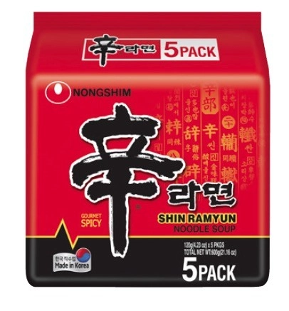 Nongshim Ramyun Noodle 5 Pack 600g