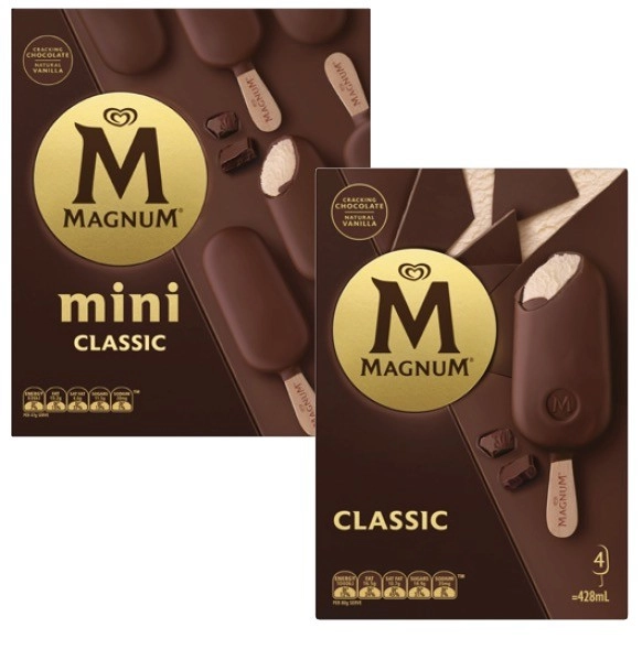 Streets Magnum 4 Pack-6 Pack 330mL-428mL