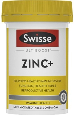 Swisse Ultiboost Zinc+ 60 Pack^