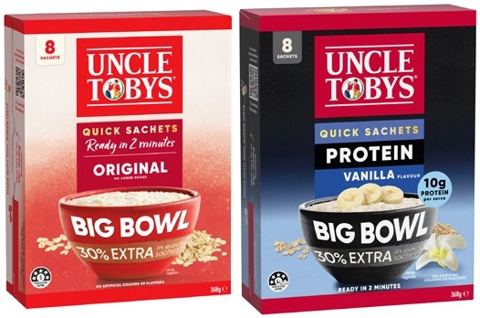 Uncle Tobys Oats Big Bowl 368g