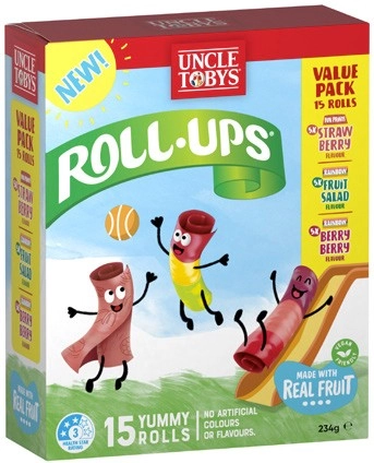 Uncle Tobys Roll Ups Value Pack 234g