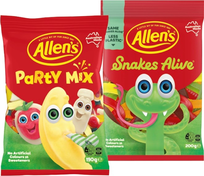 Allen’s Medium Bags 140-200g Selected Varieties