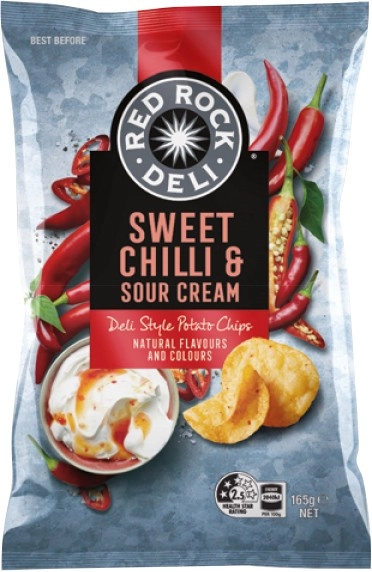 Red Rock Deli Chips 150-165g Selected Varieties