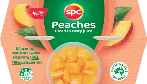 SPC Diced Fruits in Juice 4 Pack Selected Varieties