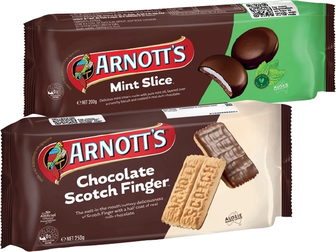 Arnott's Chocolate Biscuits 160-250g Selected Varieties