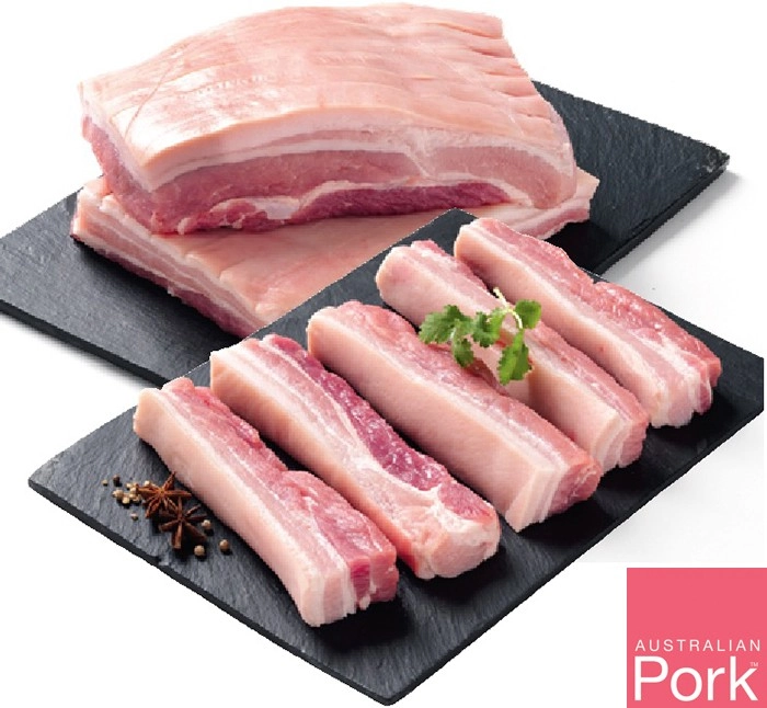 Australian Pork Belly Rashers or Portions