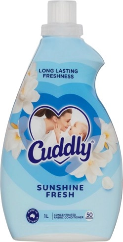 Cuddly Concentrate Fabric Conditioner 850mL-1 Litre Selected Varieties