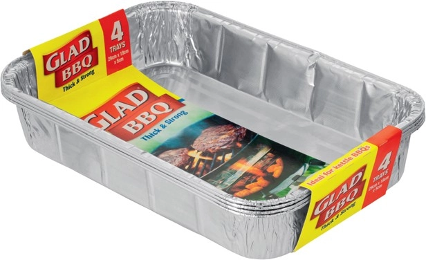 Glad Thick & Strong BBQ Trays 4 Pack