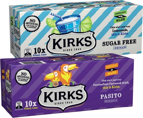 Kirks 10x375mL Selected Varieties