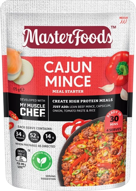 MasterFoods My Muscle Chef Recipe Base 175g Selected Varieties