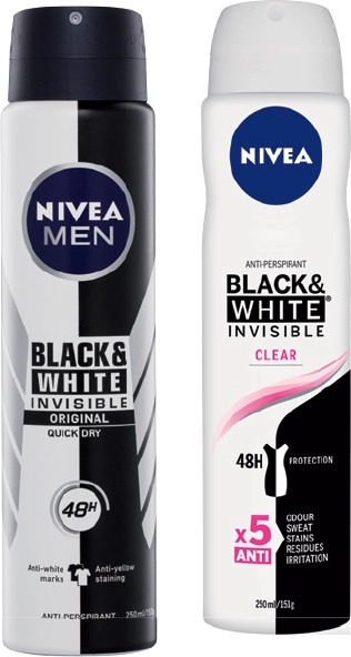 Nivea Anti-perspirant Deodorant 250mL Selected Varieties