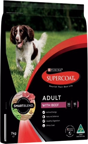 Supercoat Smart Blend Dry Dog Food 6.7-7kg Selected Varieties