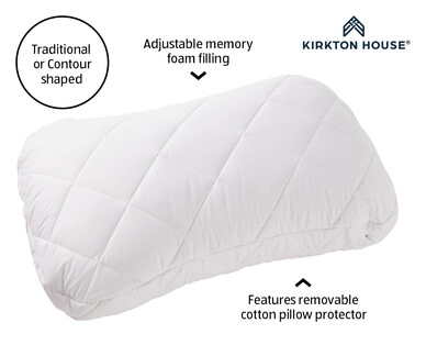 Adjustable Memory Foam Pillow