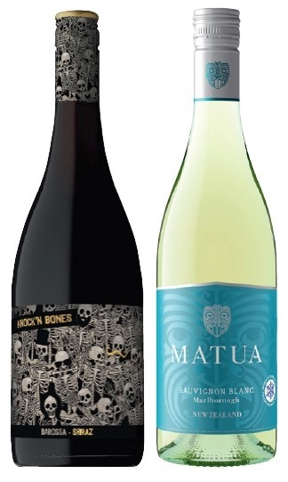 Knock’N Bones or Matua Sauvignon Blanc 750mL Varieties