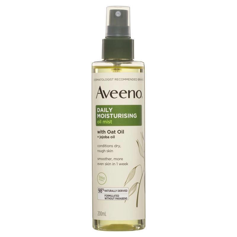 Aveeno Daily Moisturising Vitamin E Body Oil Mist Spray 200ml