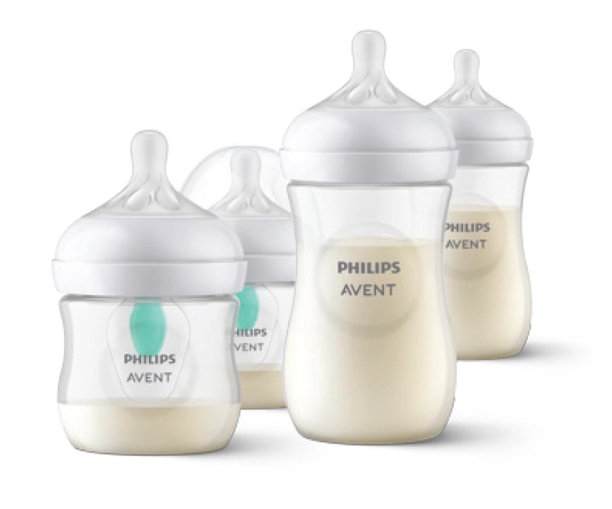 Avent Natural Response Airfree Vent Bottle 125ml or Natural Response Bottle 260ml 2 Pack