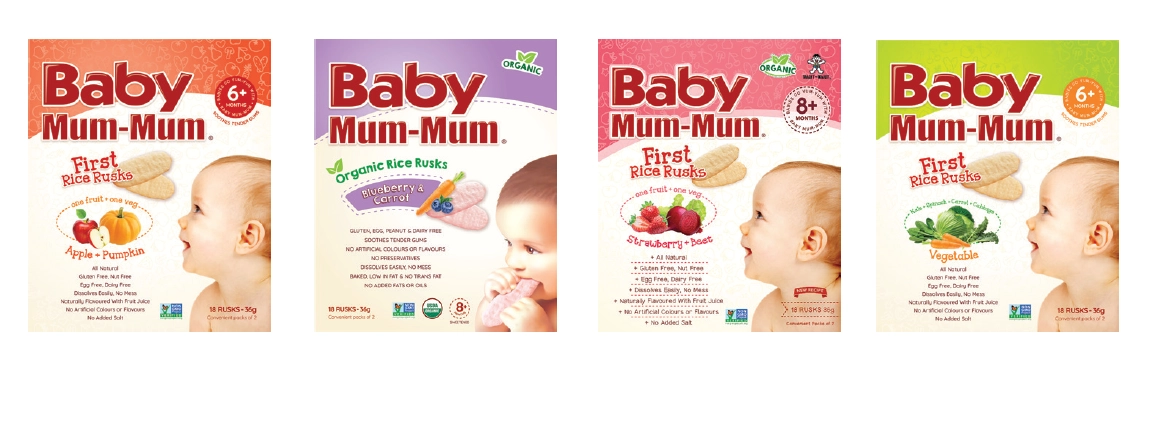 Baby Mum-Mum Rice Rusks 36g Assorted Variants