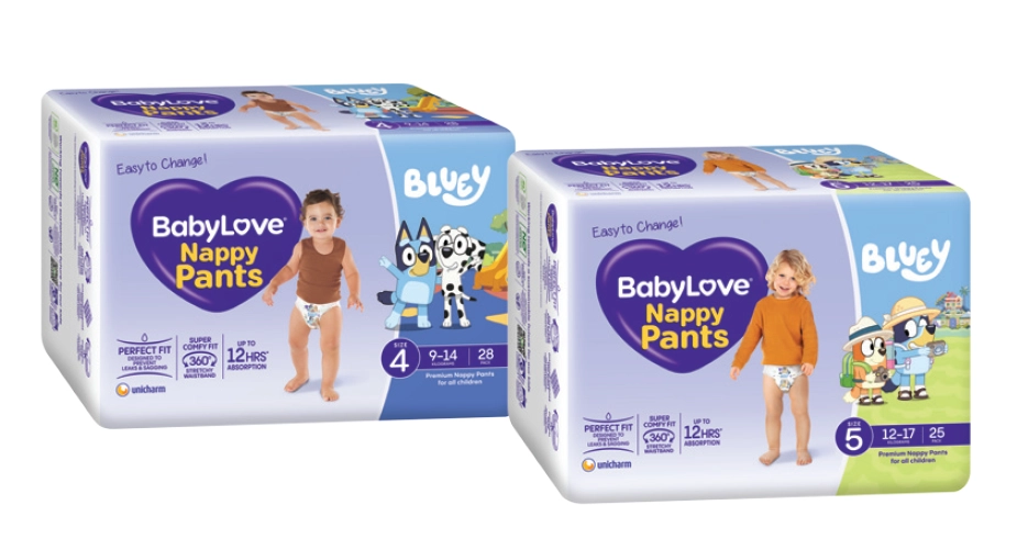 BabyLove Nappy Pants Sizes 22–38 Pack