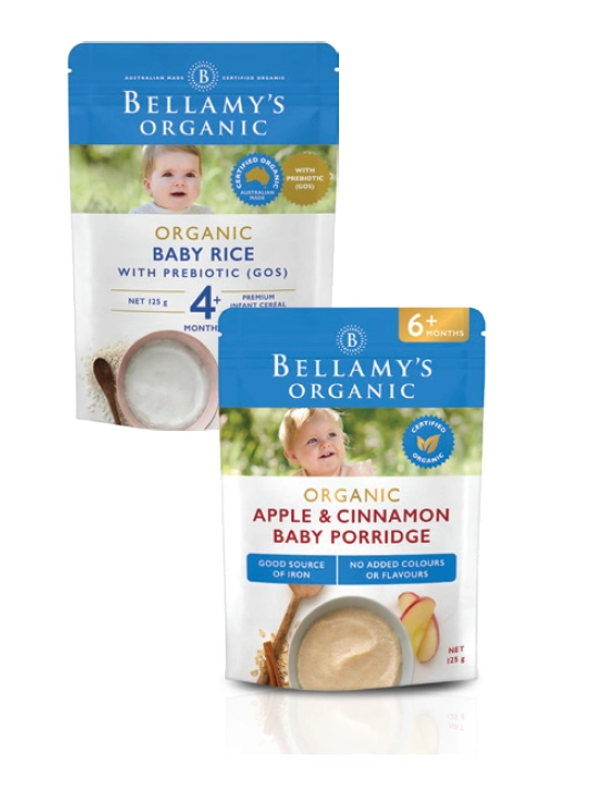 Bellamy’s Organic 125g Assorted Variants