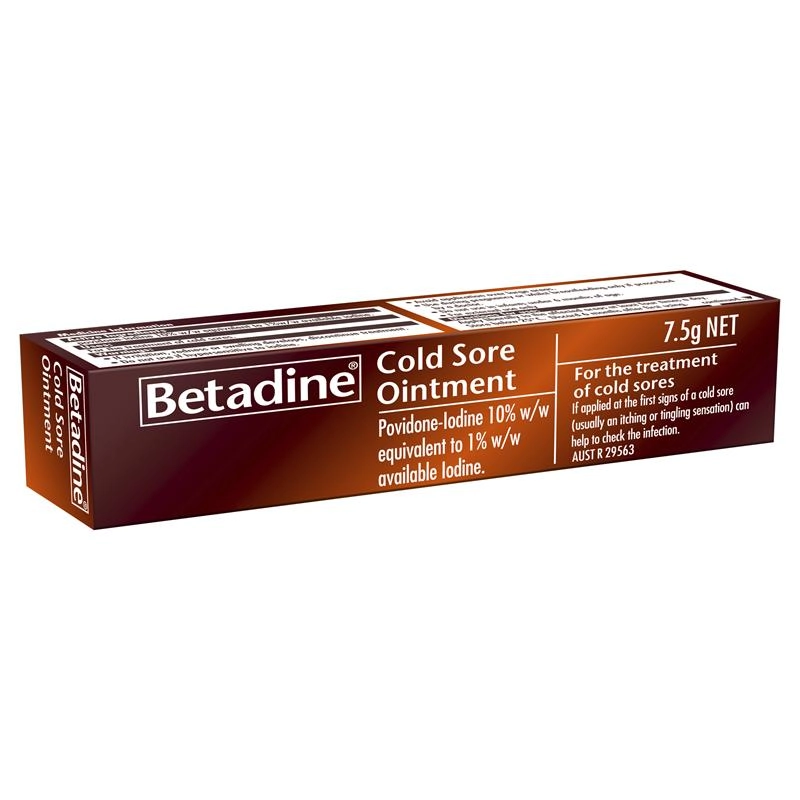 Betadine Coldsore Ointment 7.5g