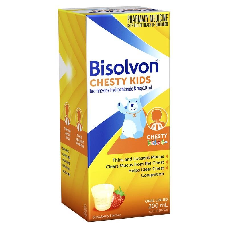 Bisolvon Chesty Kids Strawberry 200ml