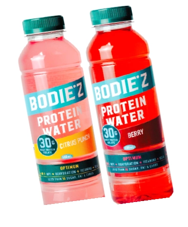 Bodiez Protein Water Citrus Punch or Berry 500ml