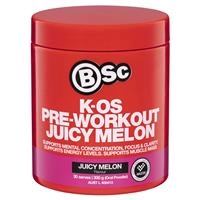 BSc K-OS Pre-Workout Juicy Melon 300g