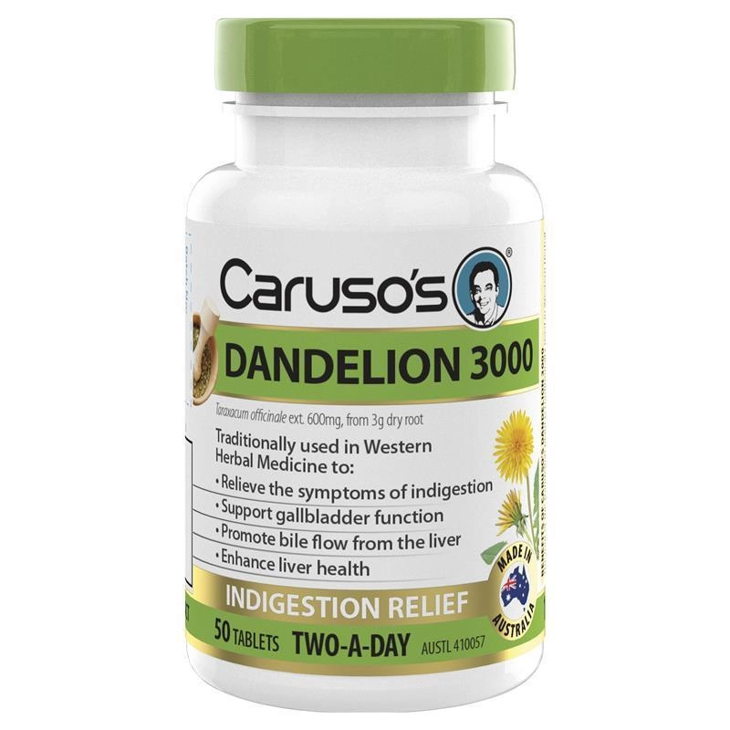 Caruso’s Dandelion 3000 50 Tablets