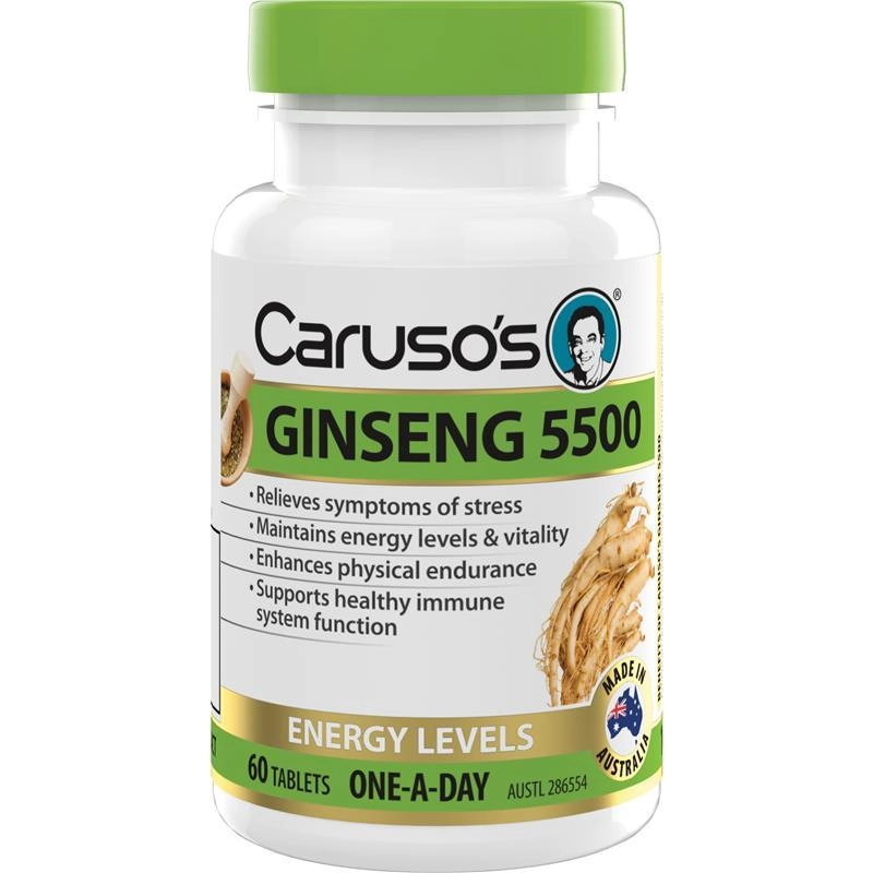 Caruso’s Ginseng 5500 60 Tablets