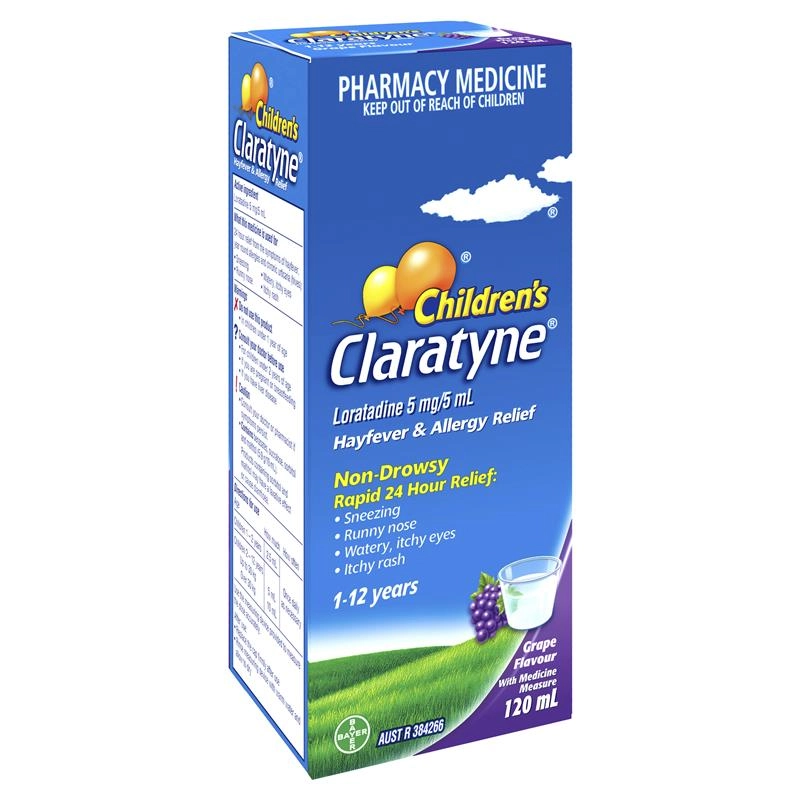 Claratyne Children’s Grape Syrup 120ml