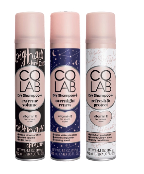 Colab Dry Shampoo + 200ml Range